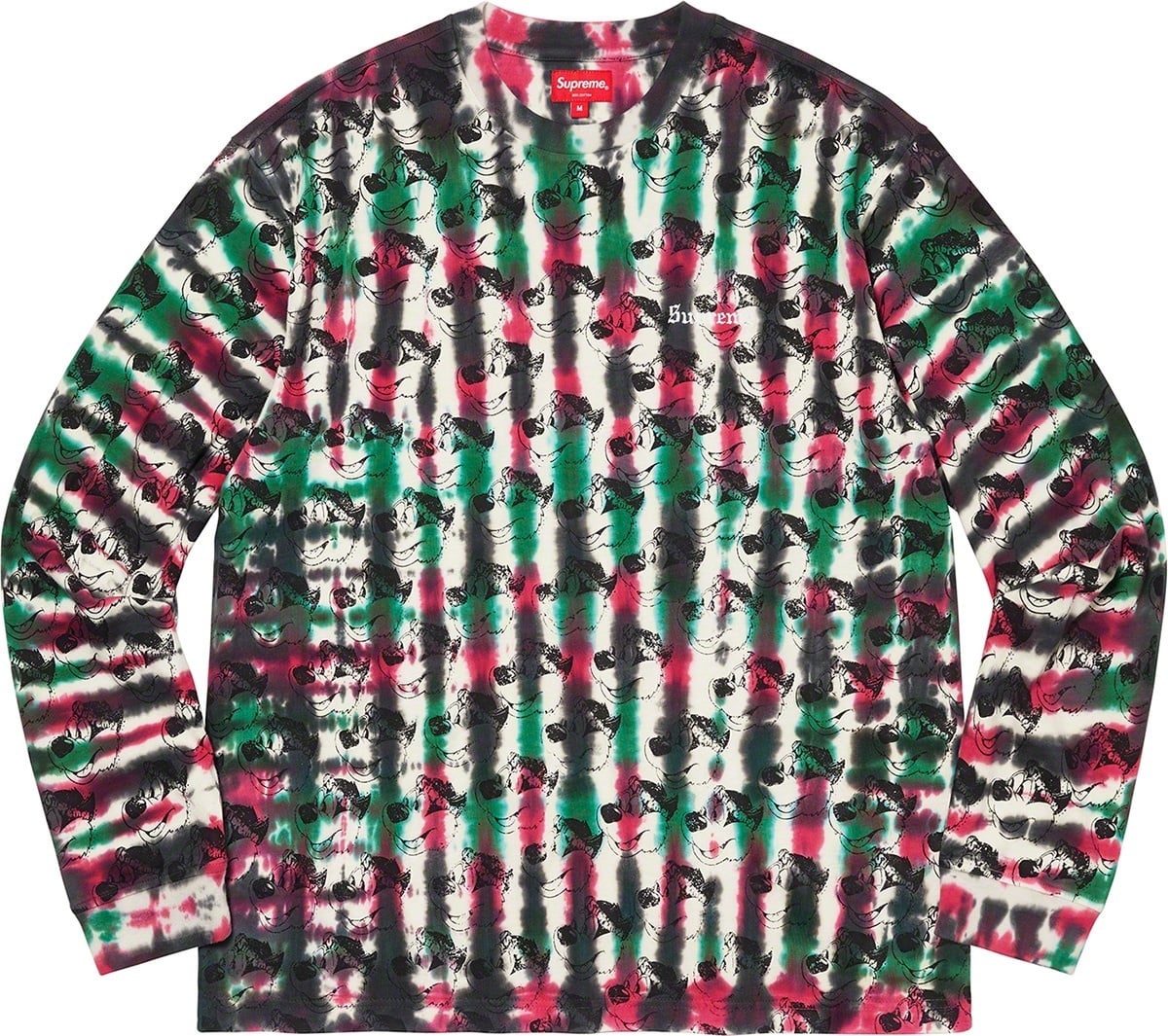 Dyed Bear L/S Top view 2